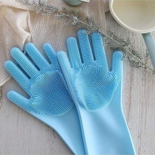 Силиконовые перчатки для мытья посуды Magic Glove