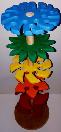 Бульбулятор с 6 вихревыми дисками из дерева (Тюрин А.А.) фото
