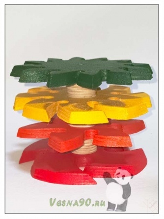 Вихревой преобразователь (бульбулятор Тюрина) (Д160 мм-МАРА) (цветной) фото 4 диска