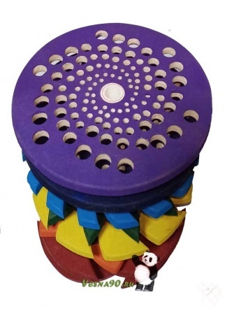 Вихревой преобразователь (бульбулятор Тюрина) (Д210 мм-ЯРИЛО) (цветной) фото вид сверху